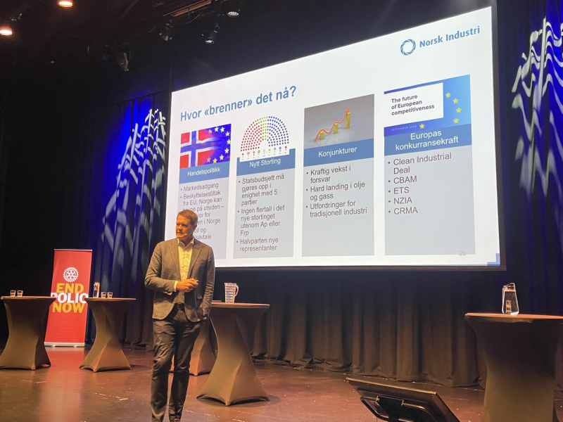Vellykket stormøte om norsk industri!