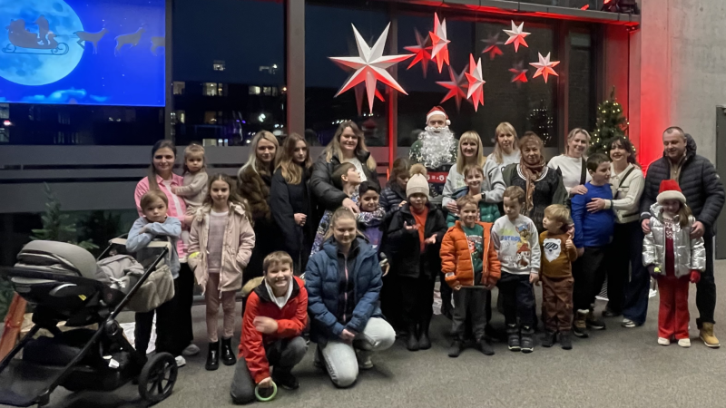 Juleglede til ukrainske barn